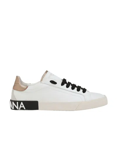 DOLCE & GABBANA DOLCE  GABBANA PORTOFINO LOW-TOP SNEAKERS