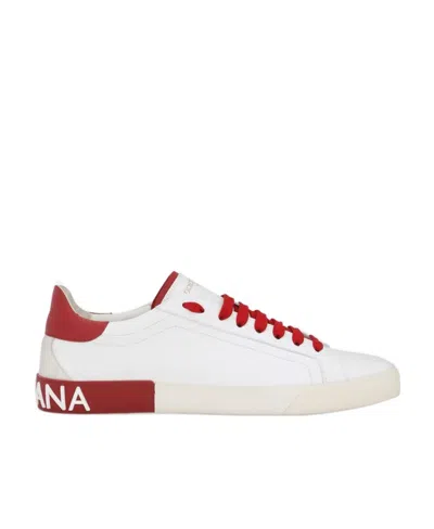 DOLCE & GABBANA DOLCE  GABBANA PORTOFINO LACE-UP SNEAKERS