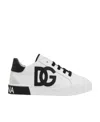 Dolce & Gabbana Portofino Low-top Sneakers In White