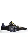 Dolce & Gabbana Logoed Sneakers In Black