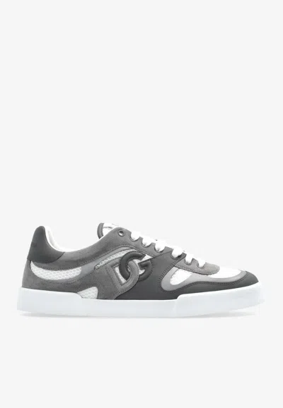 Dolce & Gabbana Portofino Low-top Sneakers In Gray