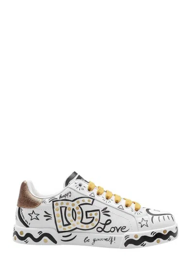 Dolce & Gabbana Portofino Low-top Sneakers In Multi
