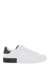 Dolce & Gabbana Sneakers From The Portofino Line In Calfskin In White