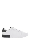 Dolce & Gabbana Sneakers From The Portofino Line In Calfskin In White