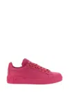 Dolce & Gabbana Portofino Sneaker In Fuchsia