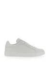 Dolce & Gabbana Portofino Light White Sneakers With Logo Patch On The Tongue And Tonal Logo Lettering On The Heel In In White
