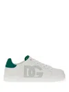 Dolce & Gabbana Portofino Leather Low-top Sneakers In White