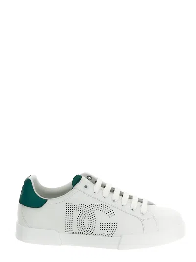 Dolce & Gabbana Portofino Sneaker In White