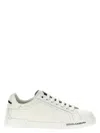 Dolce & Gabbana Leather Sneakers With Lateral Logo Patch