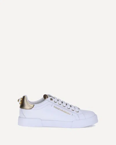 Dolce & Gabbana Portofino Trainers In White
