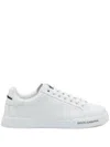 Dolce & Gabbana Leather Sneakers With Lateral Logo Patch