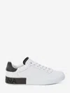 Dolce & Gabbana Leather Panelled Sneakers In White