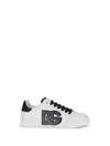 Dolce & Gabbana Portofino Light Strobel Sneakers In White