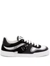 Dolce & Gabbana Round Head Low-cut Sneakers In Black