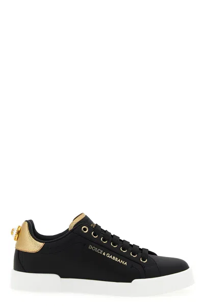 Dolce & Gabbana 'portofino' Sneakers In Black