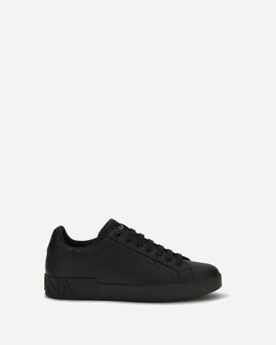 Dolce & Gabbana Portofino Sneakers In Black
