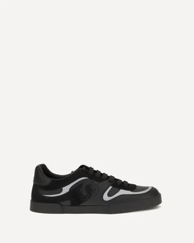 Dolce & Gabbana Minimalist Logo Sports Shoe For Men In Black