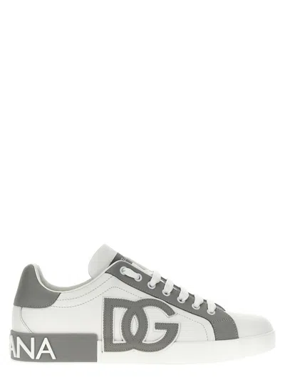 Dolce & Gabbana 'portofino' Sneakers In Gray