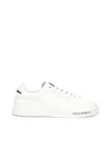 Dolce & Gabbana Portofino Sneakers In Nappa Calfskin In White