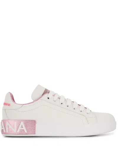 Dolce & Gabbana 'portofino' Sneakers In Pink
