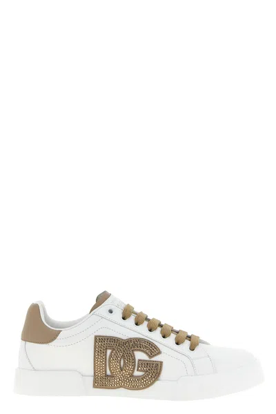 Dolce & Gabbana 'portofino' Sneakers In Sand