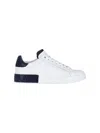 Dolce & Gabbana White Sneakers With Minimalist Design And Cushioned Sole In White