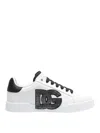 Dolce & Gabbana Portofino Light Strobel Sneakers In White