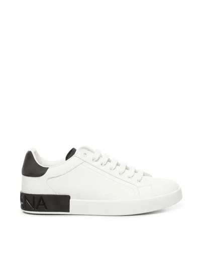 Dolce & Gabbana Portofino Sneakers In White