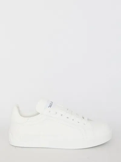 Dolce & Gabbana Portofino Sneakers In White