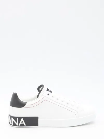 Dolce & Gabbana Portofino Sneakers In White