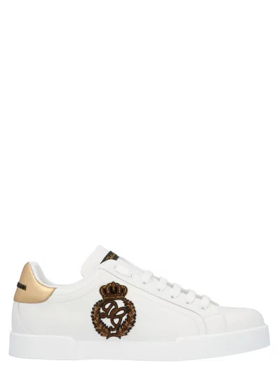 Dolce & Gabbana Portofino Trainers In White