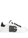 Dolce & Gabbana Portofino Light Strobel Sneakers In White
