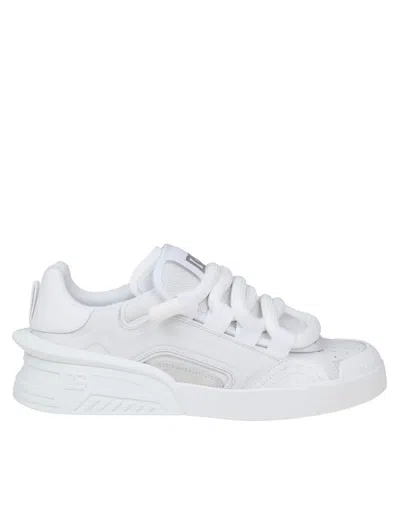 Dolce & Gabbana Portofino Space Sneakers In White