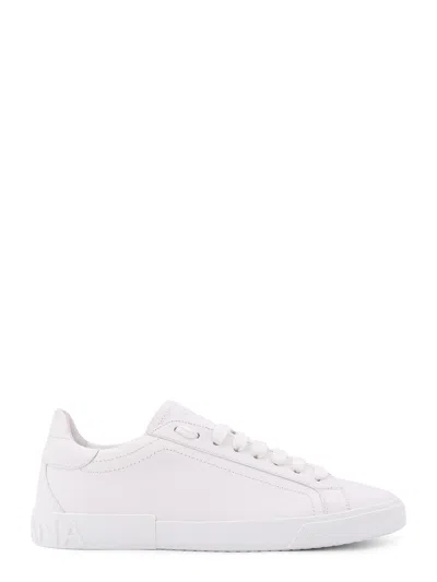 Dolce & Gabbana Portofino Vintage Leather Sneakers