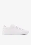 Dolce & Gabbana Portofino Light White Sneakers With Logo Patch On The Tongue And Tonal Logo Lettering On The Heel In In White