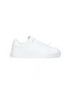 Dolce & Gabbana Portofino Light White Sneakers With Logo Patch On The Tongue And Tonal Logo Lettering On The Heel In