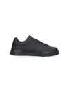 Dolce & Gabbana Portofino Light Black Sneakers With Logo Patch On The Tongue And Tonal Logo Lettering On The Heel In In Black