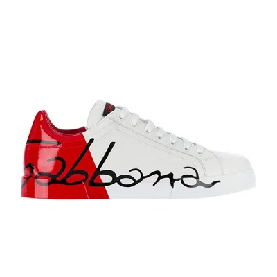Pre-owned Dolce & Gabbana Portofino 'white Red' | Men's Size 40