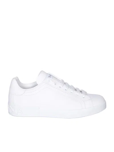 Dolce & Gabbana Portofino White Sneakers