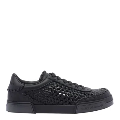 Dolce & Gabbana Dolce&gabbana Men Portofino Yacht Sneakers In Black