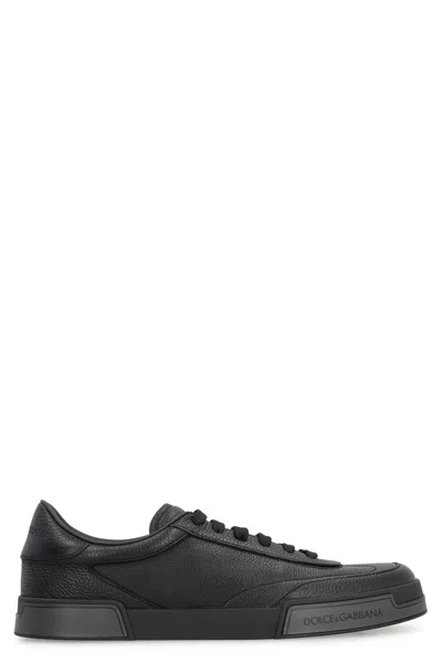 Dolce & Gabbana Portofino Yatch Low-top Sneakers In Black