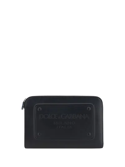 Dolce & Gabbana Pouch In Black
