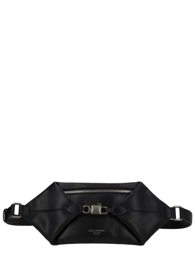Dolce & Gabbana Pouch Lock In Black