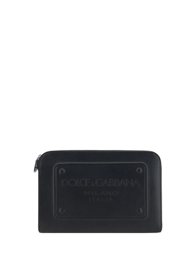 Dolce & Gabbana Pouch In Nero