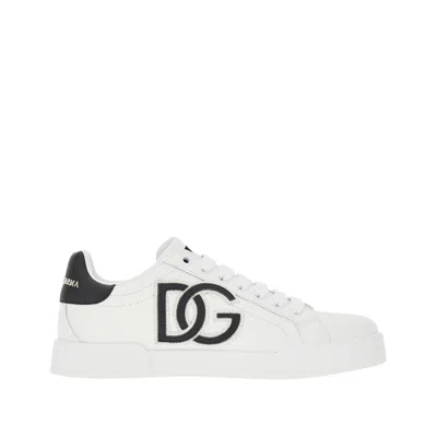 DOLCE & GABBANA PPA LEATHER PORTOFINO LIGHT SNEAKERS