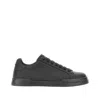 Dolce & Gabbana Portofino Light Black Sneakers With Logo Patch On The Tongue And Tonal Logo Lettering On The Heel In In Black