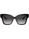 Dolce & Gabbana Precious Square-frame Sunglasses In Black