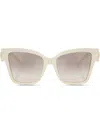 Dolce & Gabbana Precious Square-frame Sunglasses In Neutrals