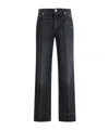 Dolce & Gabbana Straight Cut Jeans With Adjustable Fit And Comfort In Black