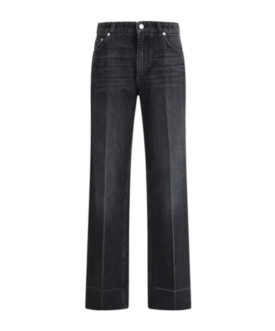 DOLCE & GABBANA DOLCE  GABBANA LOGO PLAQUE STRAIGHT LEG JEANS